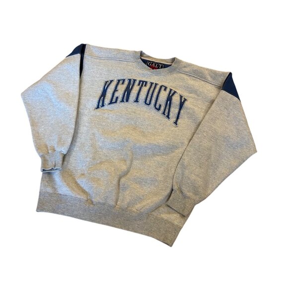 Vintage Galt Sand Kentucky Wildcats Double Sided Crewneck Sweatshirt Men's XL - Picture 4 of 9